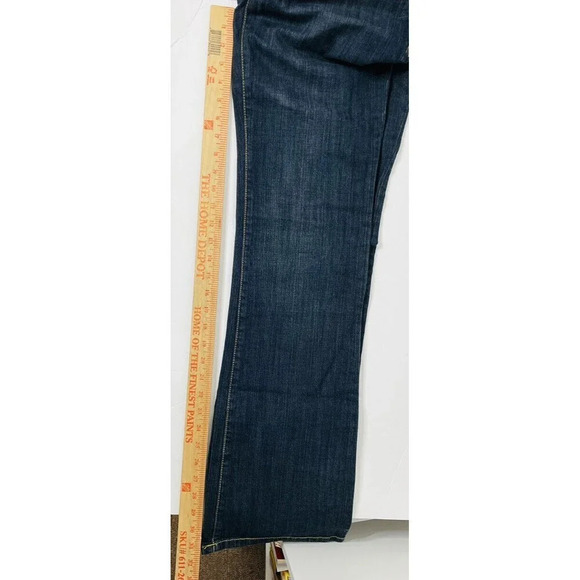 Mossimo Jeans Boot Cut sz 9 Lowest Rise Dark Wash Womens - Picture 13 of 14